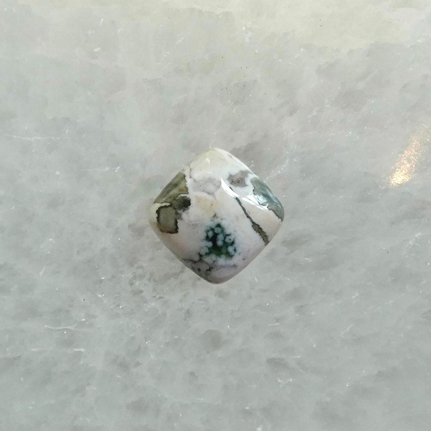 Custom Orbs Eye Ocean Jasper Pendant - .925 Silversmith - Choose Your Stone