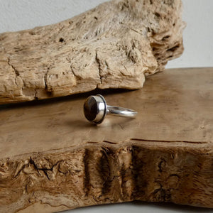 Sterling Silver Pietersite Ring – East West Oval Stone - Choose Your Stone