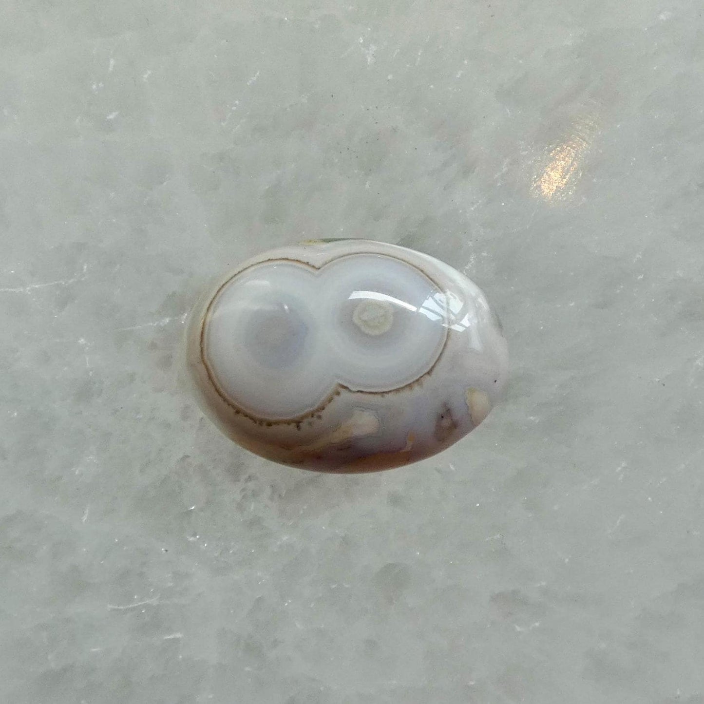 Custom Ocean Jasper East-West Center Stone Necklace - .925 Silversmith - Choose Your Stone