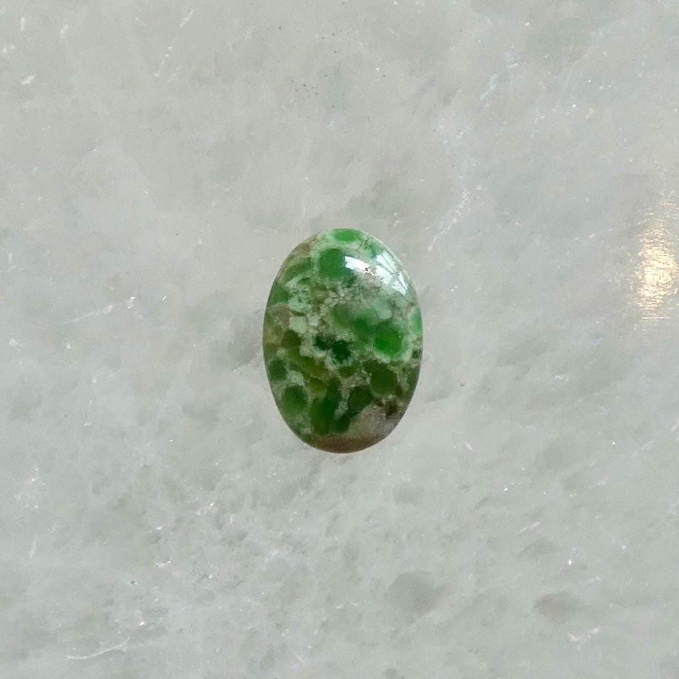 Custom Green Variscite Lasso Ring - Sterling Silver - Choose Your Stone