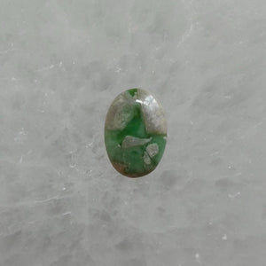 Custom Green Variscite Lasso Ring - Sterling Silver - Choose Your Stone