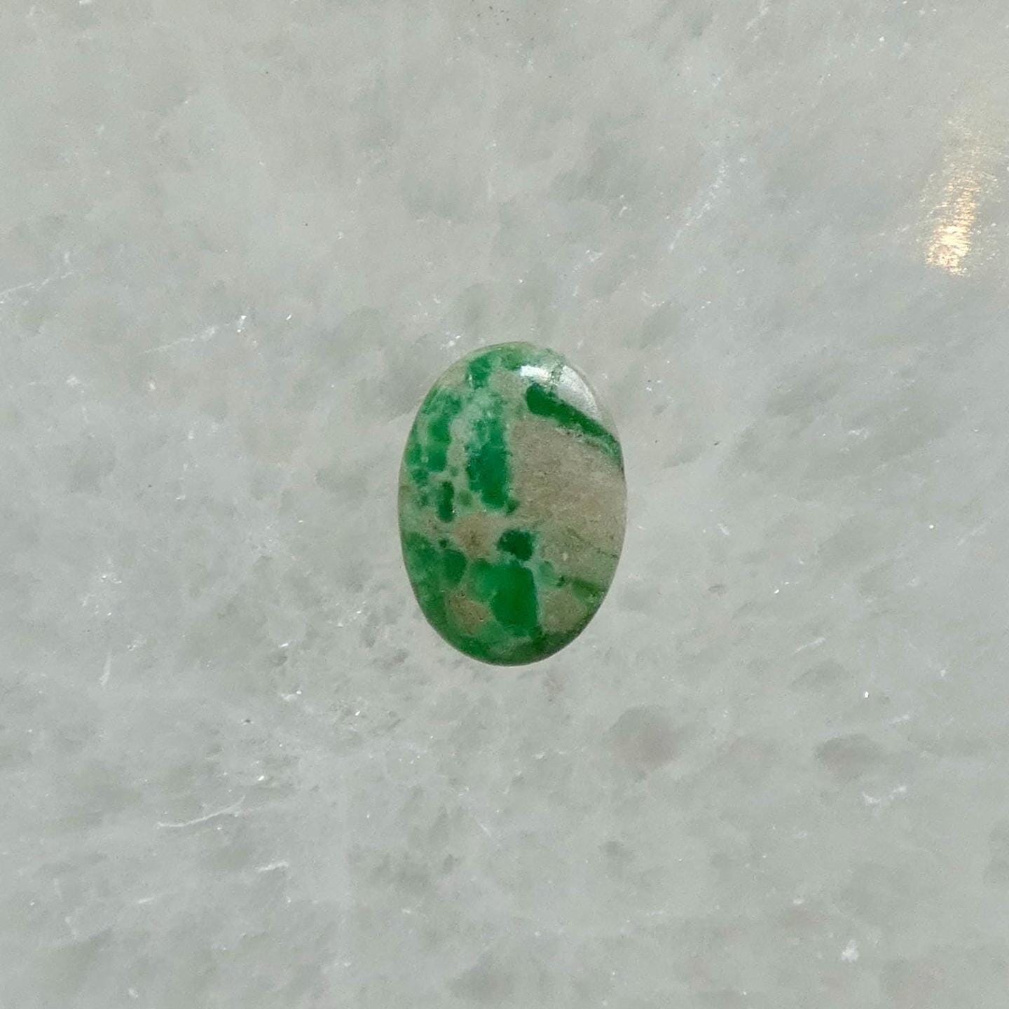 Custom Green Variscite Lasso Ring - Sterling Silver - Choose Your Stone