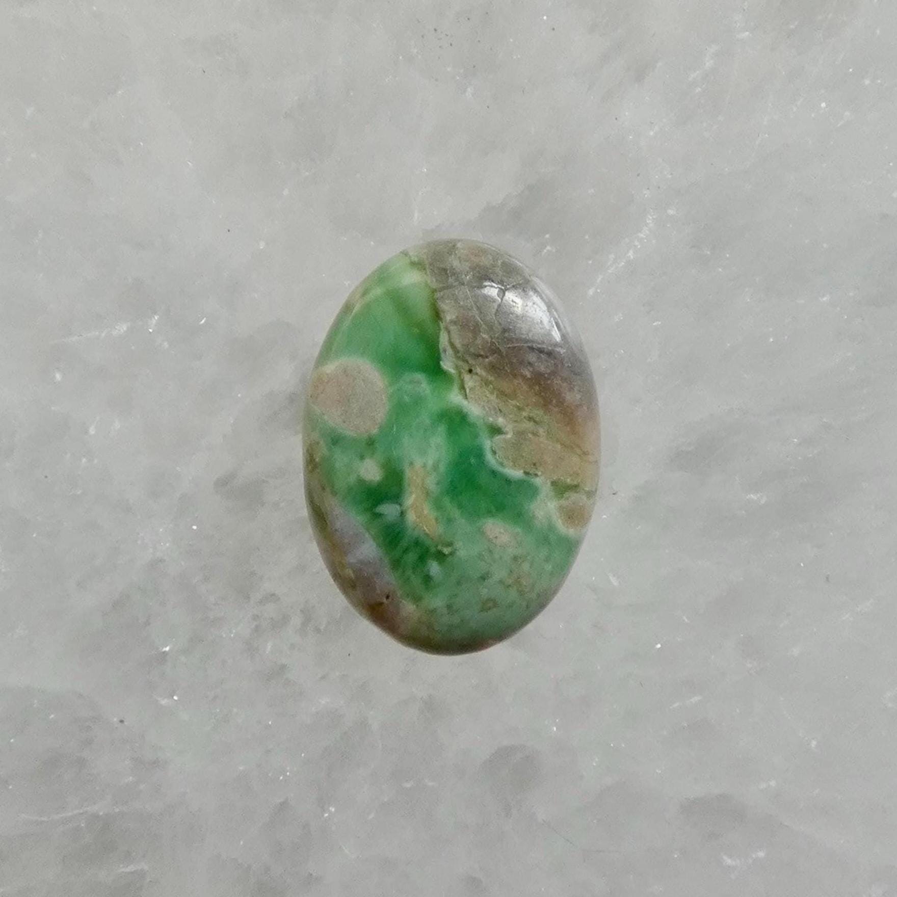 Green Variscite Sterling Silver Ring - Silversmith Boho Jewelry