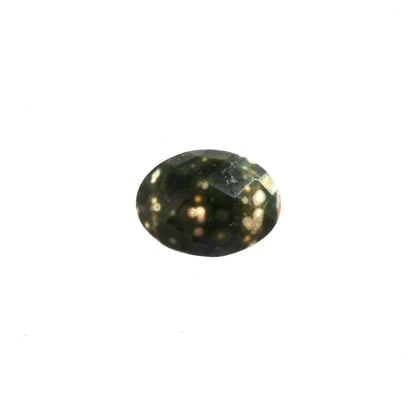 Custom Ocean Jasper East West Oval Ring - .925 Sterling Silver