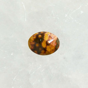 Custom Ocean Jasper East West Oval Ring - .925 Sterling Silver