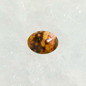 Custom Ocean Jasper East West Oval Ring - .925 Sterling Silver