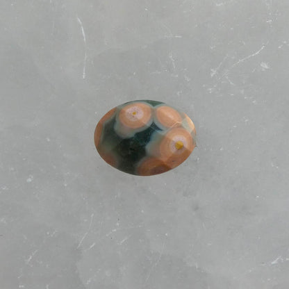 Custom Ocean Jasper East West Oval Ring - .925 Sterling Silver