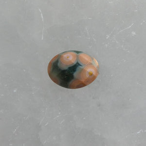 Custom Ocean Jasper East West Oval Ring - .925 Sterling Silver