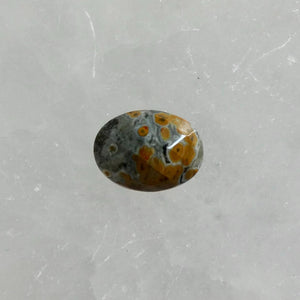 Custom Ocean Jasper East West Oval Ring - .925 Sterling Silver