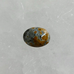 Custom Ocean Jasper East West Oval Ring - .925 Sterling Silver
