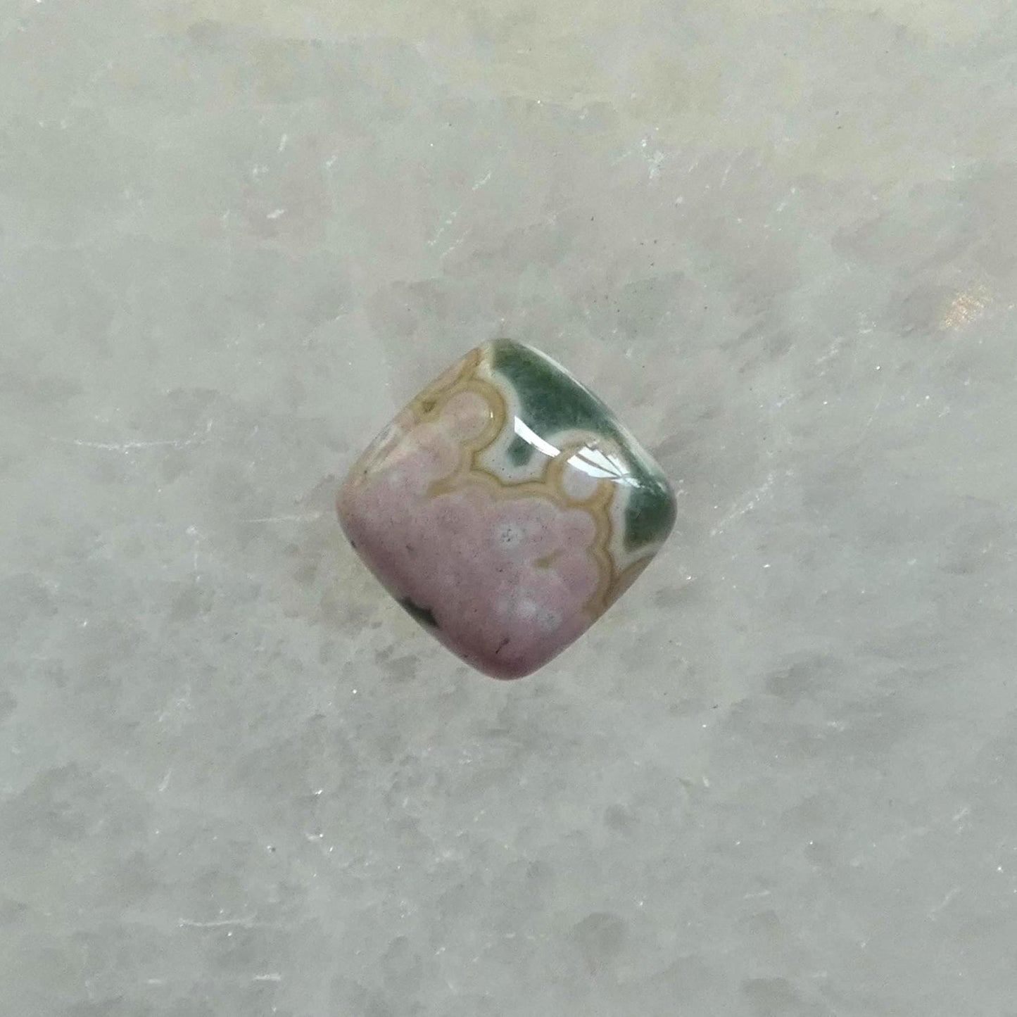 Custom Orbs Eye Ocean Jasper Pendant - .925 Silversmith - Choose Your Stone