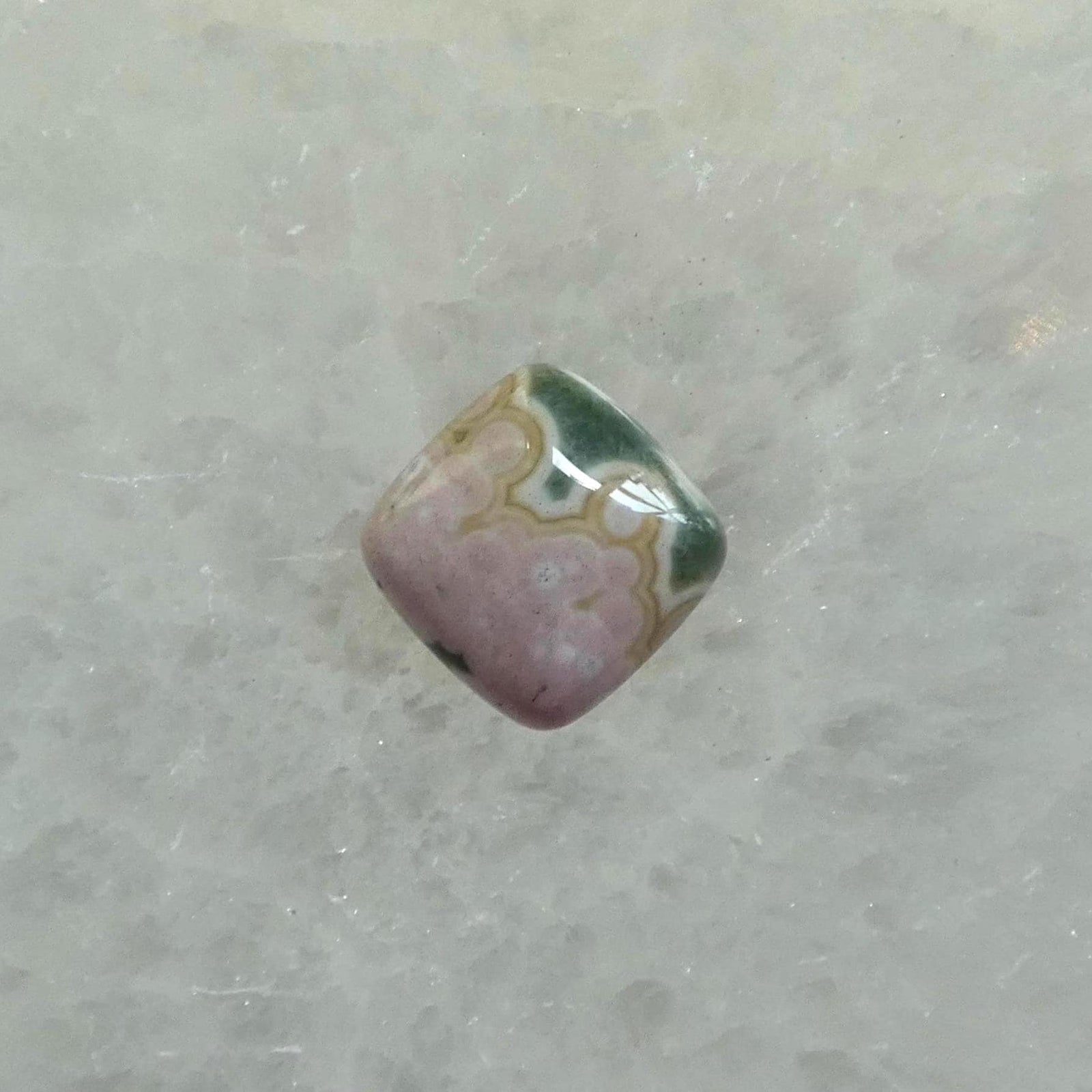 Custom Orbs Eye Ocean Jasper Pendant - .925 Silversmith - Choose Your Stone