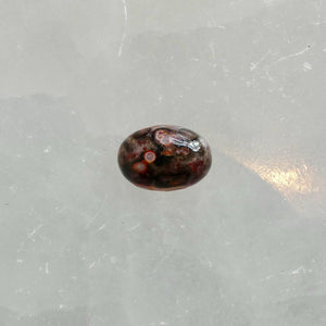 Custom Leopardskin Jasper East West Oval Ring – Handmade Boho Statement Ring