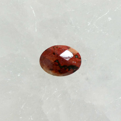 Custom Ocean Jasper East West Oval Ring - .925 Sterling Silver