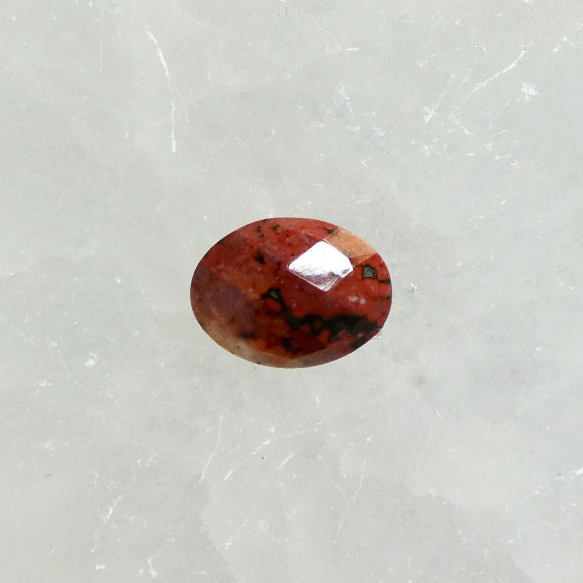 Ocean Jasper CUSTOM East-West Oval Ring | Sterling Silver