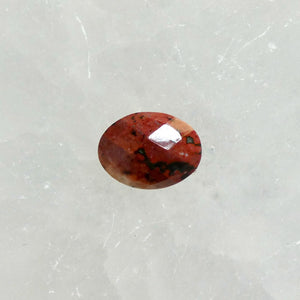 Custom Ocean Jasper East West Oval Ring - .925 Sterling Silver