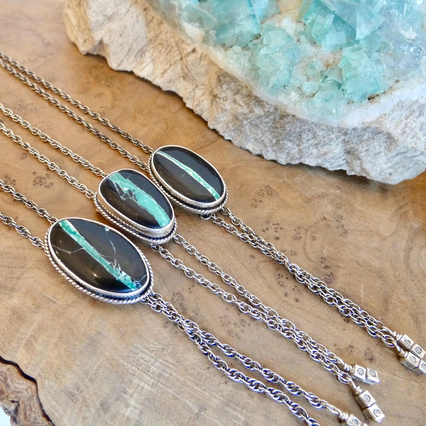 Choose Your Finished Black Jack Turquoise Bolo Necklace – Sterling Silver