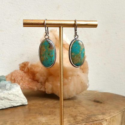 Royston Turquoise Earrings - Choose Your Earrings - .925 Sterling Silver - OOAK
