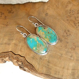 Royston Turquoise Earrings - Choose Your Earrings - .925 Sterling Silver - OOAK