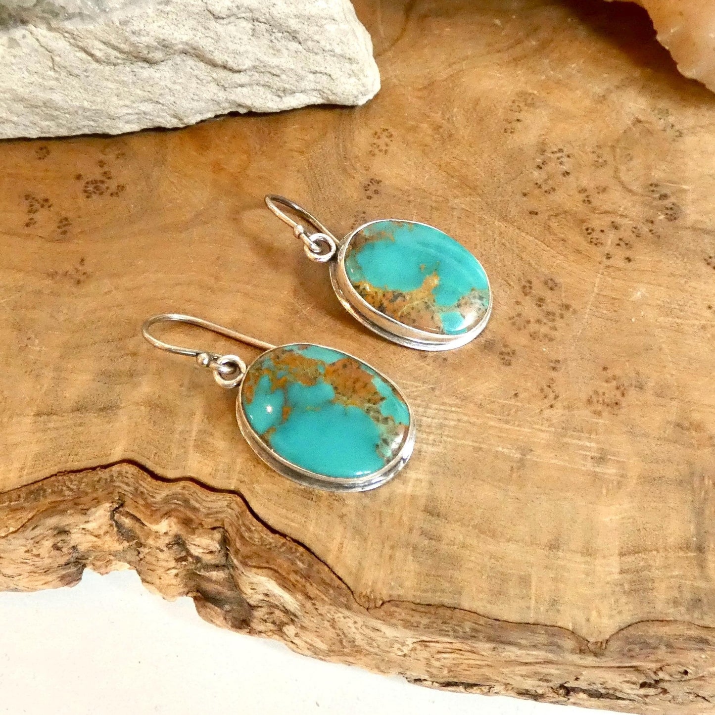Royston Turquoise Earrings - Choose Your Earrings - .925 Sterling Silver - OOAK