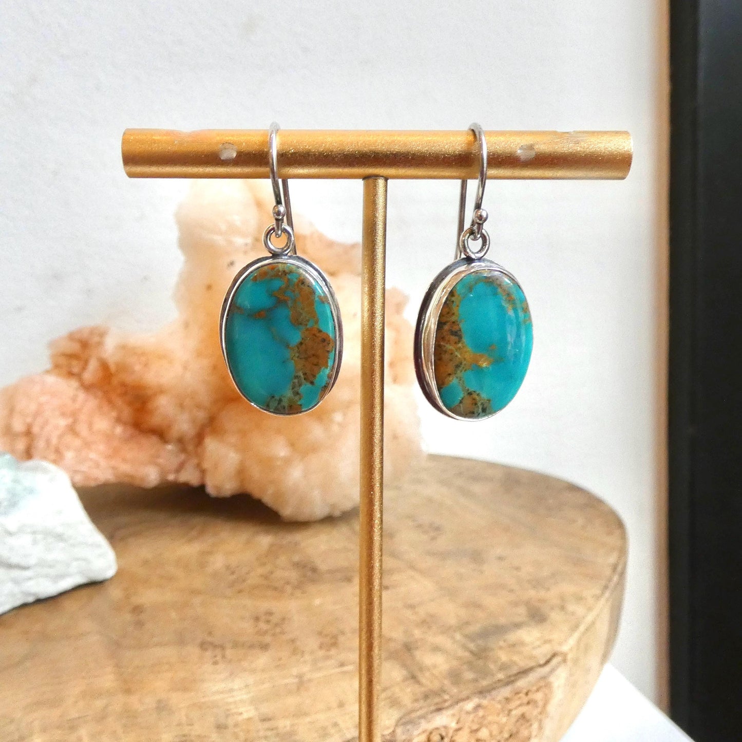 Royston Turquoise Earrings - Choose Your Earrings - .925 Sterling Silver - OOAK