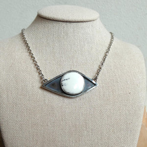 White Buffalo Pendant - Sterling Silver - White Buffalo Necklace