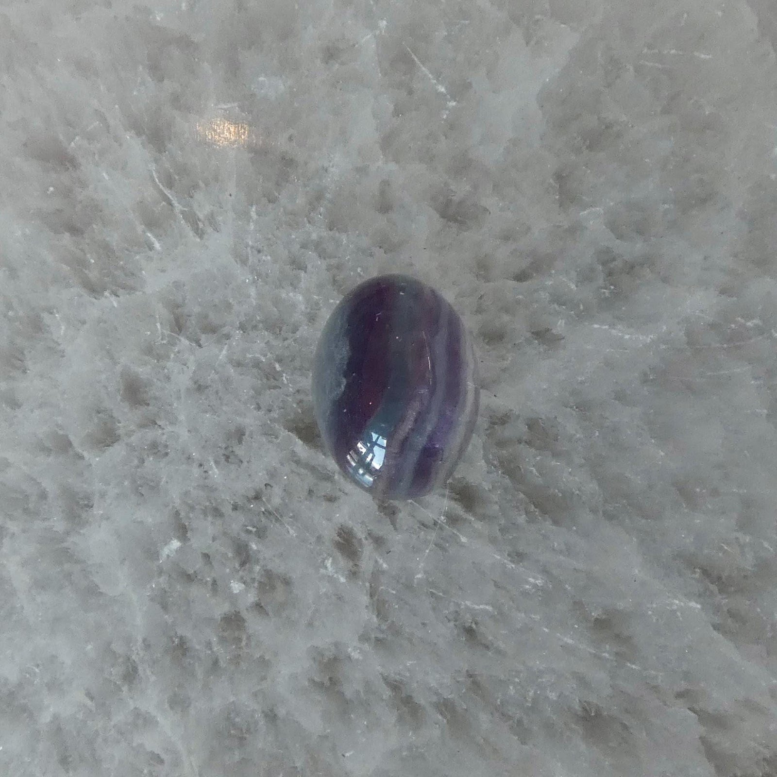 Custom Rainbow Fluorite Boho Ring - .925 Sterling Silver - Choose Your Stone