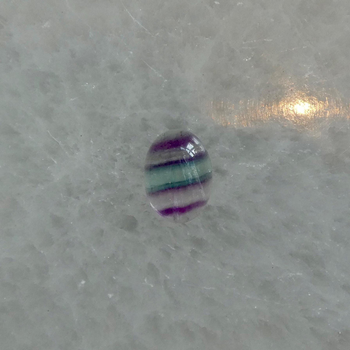 Custom Rainbow Fluorite Boho Ring - .925 Sterling Silver - Choose Your Stone