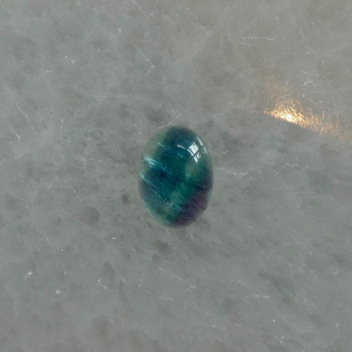 Custom Rainbow Fluorite Boho Ring - .925 Sterling Silver - Choose Your Stone