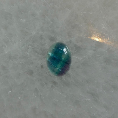 Custom Rainbow Fluorite Boho Ring - .925 Sterling Silver - Choose Your Stone