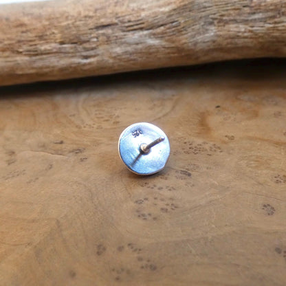 Ocean Jasper Simple Studs | Sterling Silver