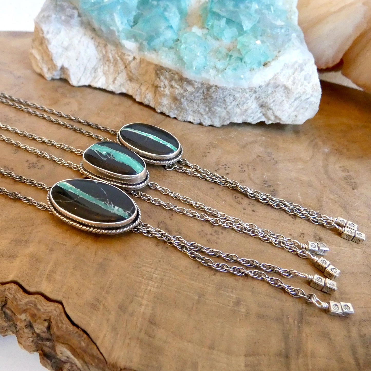 Choose Your Finished Black Jack Turquoise Bolo Necklace – Sterling Silver