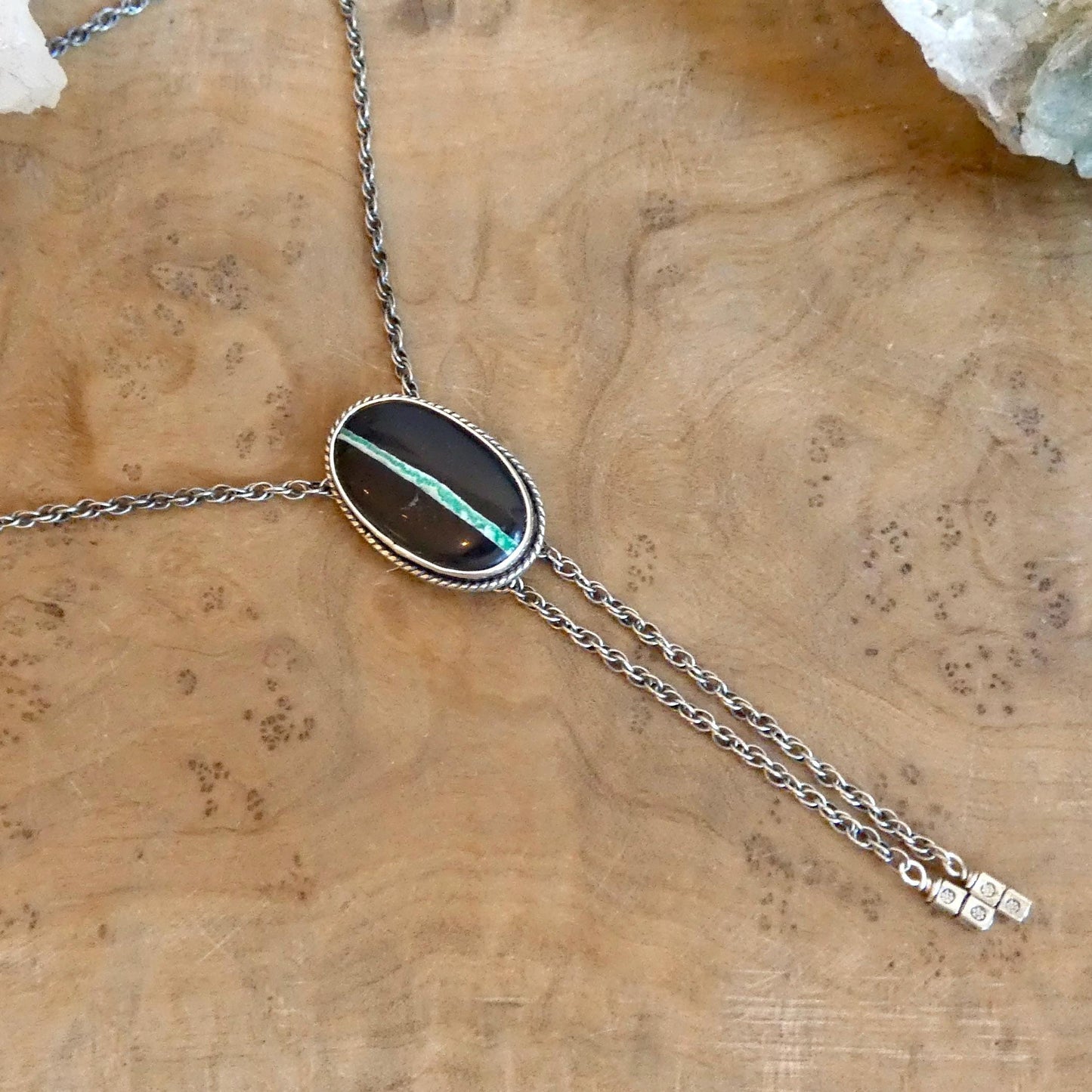 Choose Your Finished Black Jack Turquoise Bolo Necklace – Sterling Silver