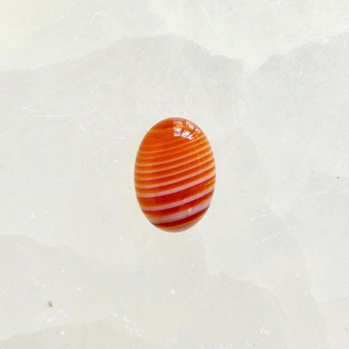 Custom Red Banded Agate Ring – Sterling Silver, Choose Your Stone
