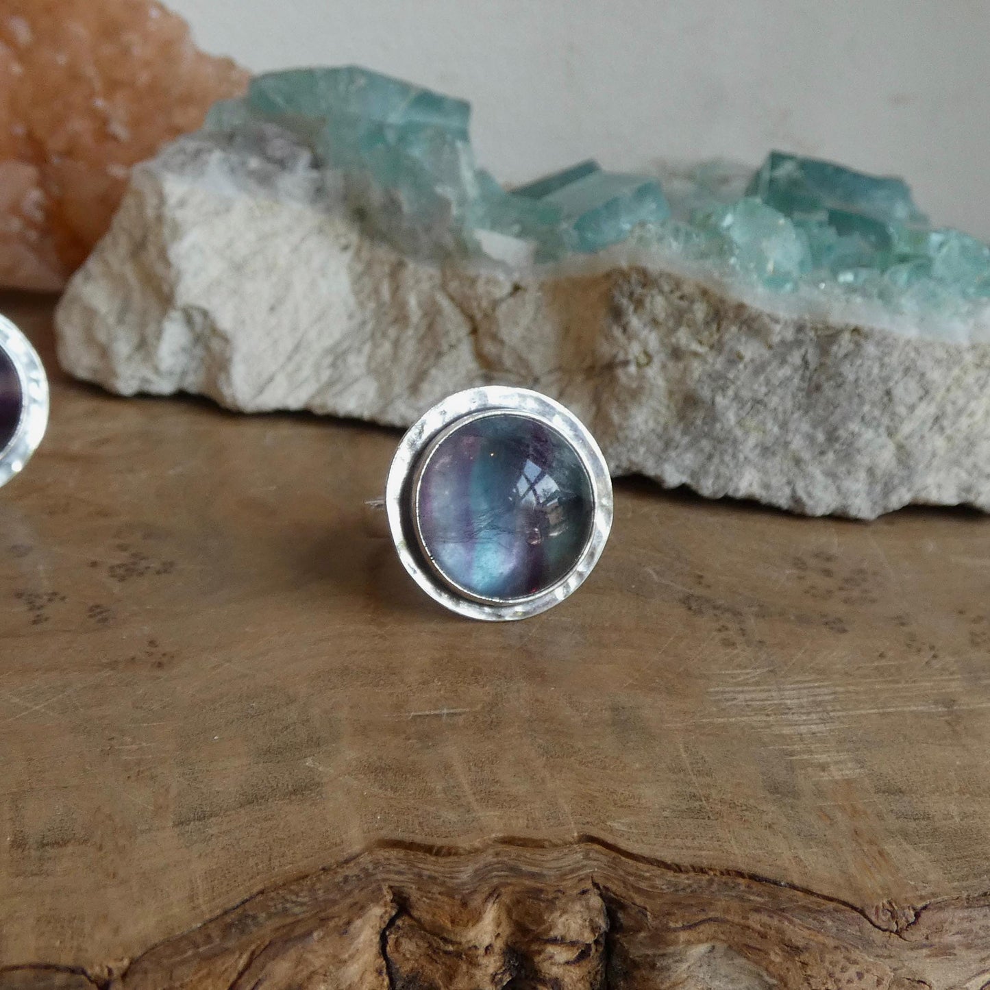 Rainbow Fluorite Ring – Choose Your Ring