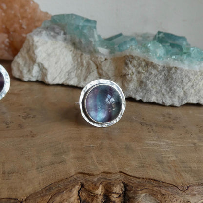 Rainbow Fluorite Ring – Choose Your Ring