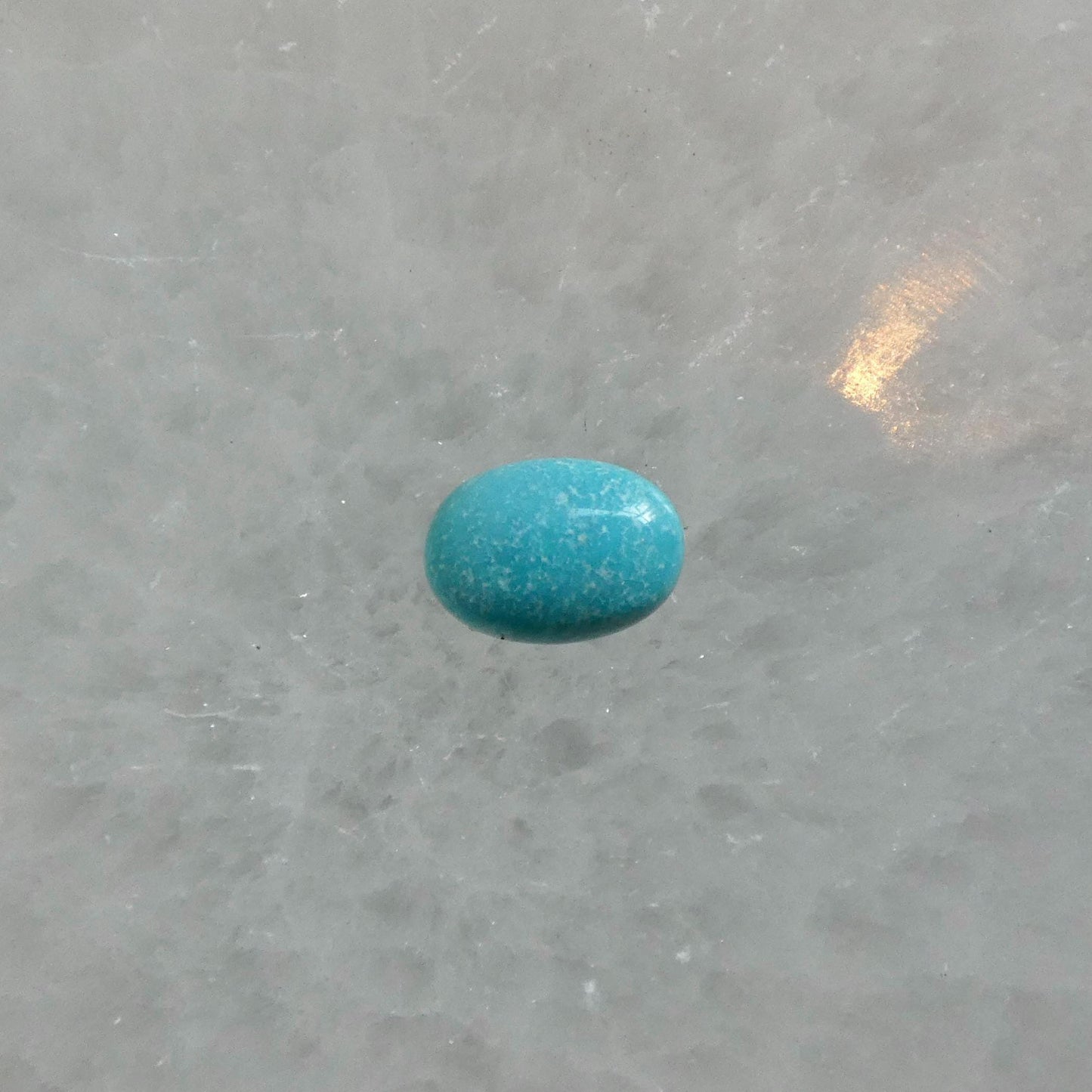 Custom Kingman Turquoise AAA - Choose Your Stone - East-West Oval - Sterling Silver