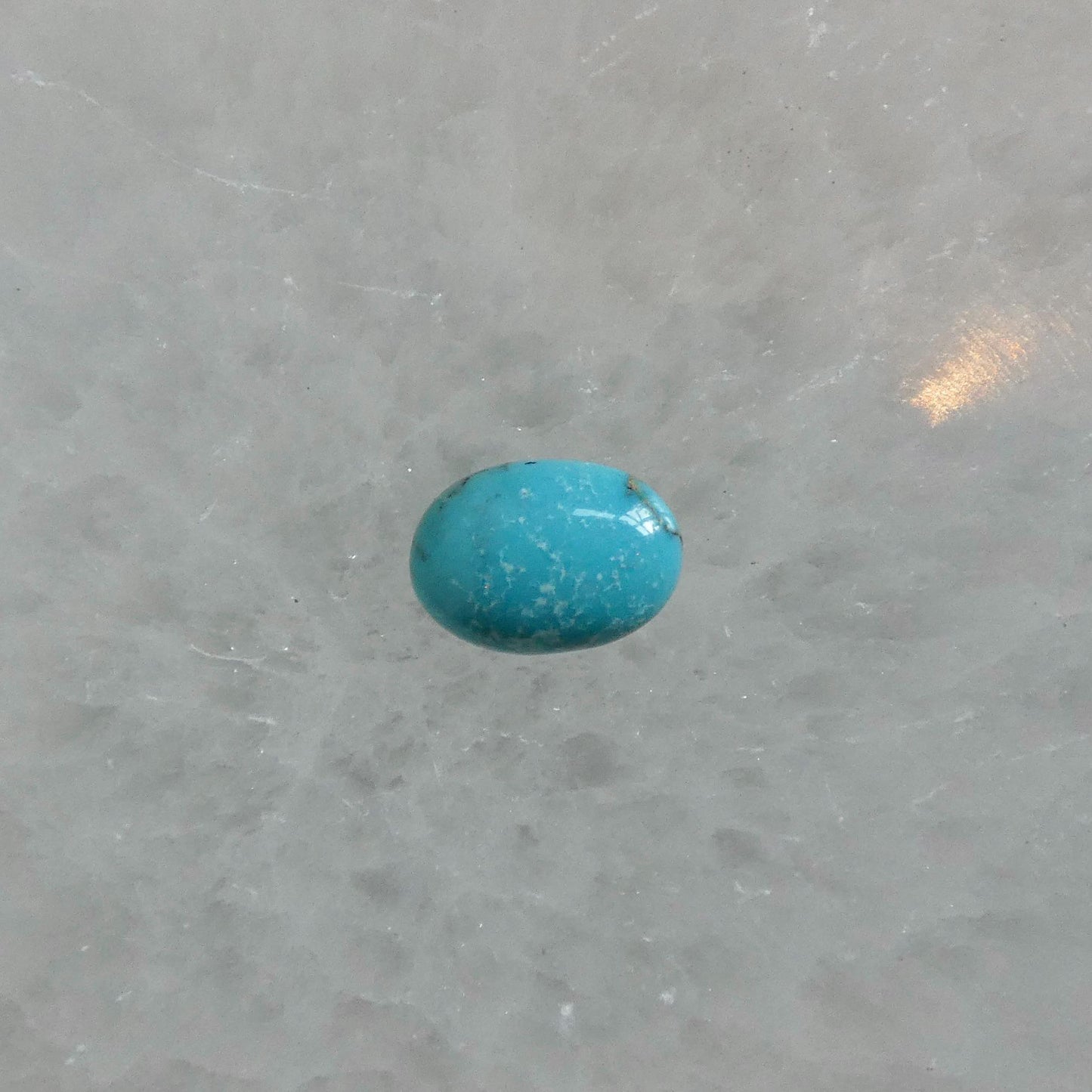 Custom Kingman Turquoise AAA - Choose Your Stone - East-West Oval - Sterling Silver