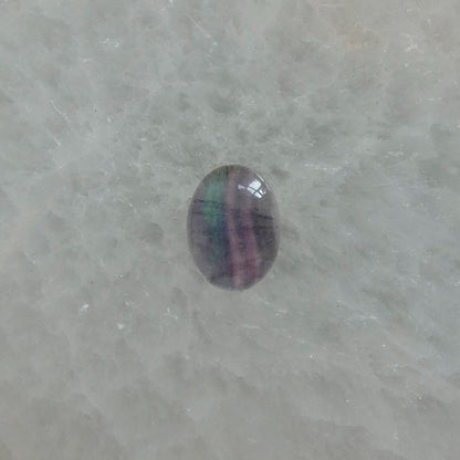 Custom Rainbow Fluorite Boho Ring - .925 Sterling Silver - Choose Your Stone
