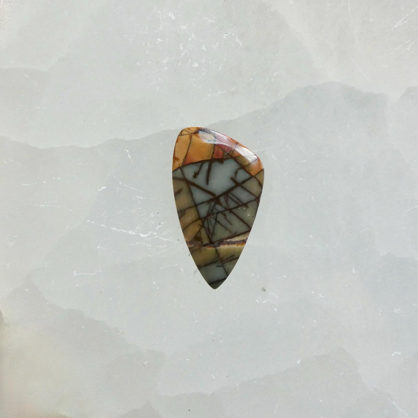 Hammered Sterling Silver Red Creek Jasper Ring - Silversmith Jewelry - Choose Your Stone