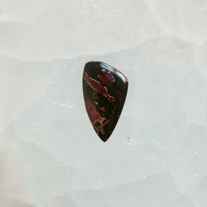 Hammered Sterling Silver Red Creek Jasper Ring - Silversmith Jewelry - Choose Your Stone