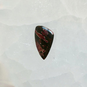 CUSTOM - Hammered Sterling Silver Red Creek Jasper Ring - Silversmith Jewelry