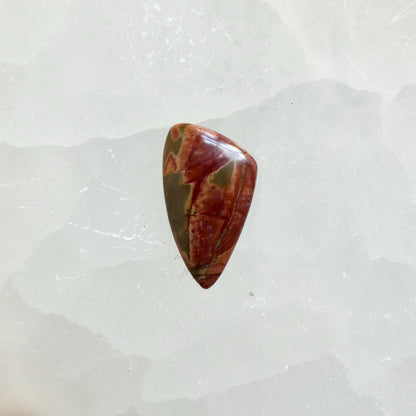 Hammered Sterling Silver Red Creek Jasper Ring - Silversmith Jewelry - Choose Your Stone