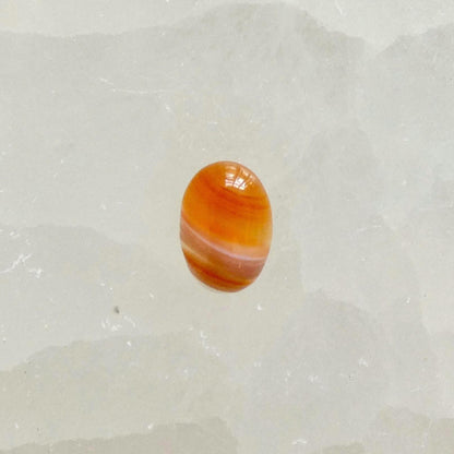 Custom Red Banded Agate Ring – Sterling Silver, Choose Your Stone