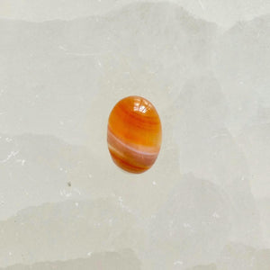 Custom Red Banded Agate Ring - Agate Delica Ring - Choose Your Stone