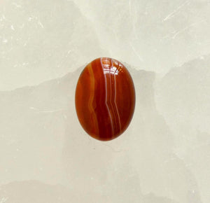 Red Agate Boho Ring - .925 Sterling Silver - Silversmith Ring - Burnt Orange Ring