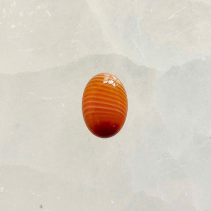 Custom Red Banded Agate Ring – Sterling Silver, Choose Your Stone