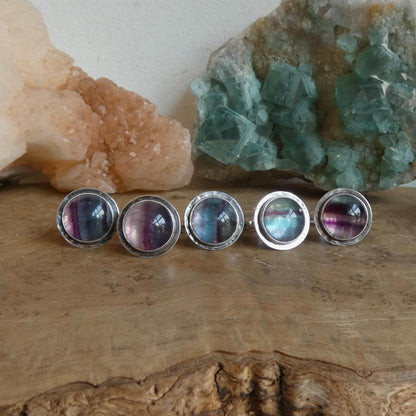 Rainbow Fluorite Ring – Choose Your Ring