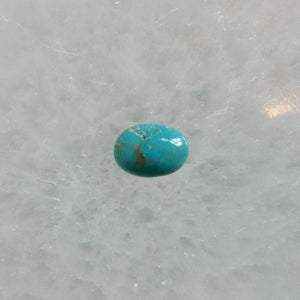 Custom Kingman Turquoise AAA - Choose Your Stone - East-West Oval - Sterling Silver