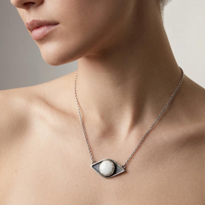 Sterling Silver White Buffalo Necklace – Choose Your Necklace
